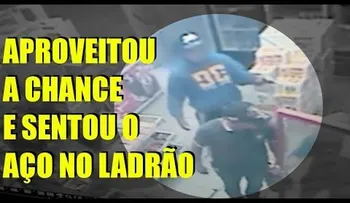 IMAGENES FUERTES: (18+) El dramático final de un joven atracador en una tienda