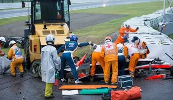 Japon Accidente Jules Bianchi  (Video)