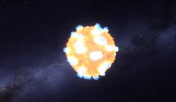 La NASA capta por primera vez la onda de choque de una supernova