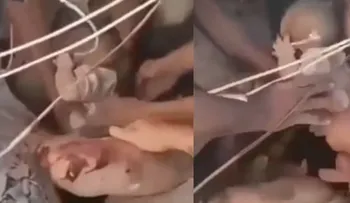 Rescatan con vida a un bebé y a un adulto entre los escombros en Cali tras el terremoto en Colombia