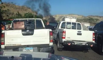 Comunidad de Barahona espera a Danilo con protesta