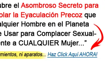 Tratamiento para eliminar la eyaculación precoz 