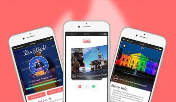 Tinder quiere que tengas una cita con un candidato presidencial
