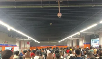 Metro de Santo Domingo vuelve a sufrir aglomeraciones y retrasos en la estación Concepción Bona
