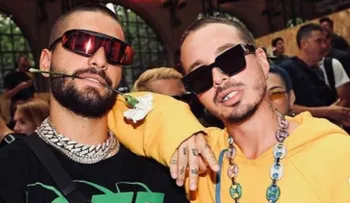 Maluma y J Balvin, colombianos que imponen su tendencia el Fashion Week en París