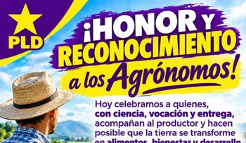 PLD felicita a los agrónomos en su día: "Son protagonistas del desarrollo y garante de la producción de alimentos"