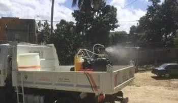 OBRAS PÃ?BLICAS ESTRENA EQUIPO FUMIGACIÃ"N EN SAN CRISTÃ"BAL 