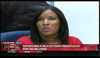Defensores públicos reclaman presupuesto de 700 millones