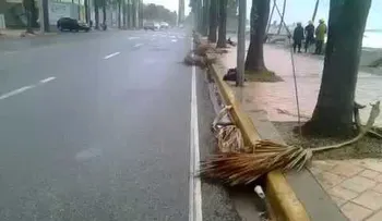 Erika comienza a causar estragos en el Malecón