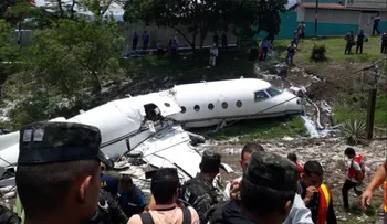 Accidente de avión en Honduras deja varios heridos