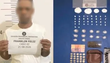 PN apresa a una persona y ocupa drogas, ron y cigarrillos de presunto contrabando en Barahona y Pedernales