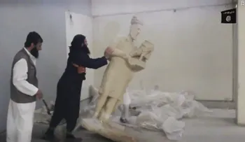 Muchas de las piezas que ISIS destruyó en el Museo de Mosul eran imitaciones