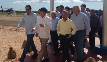 Presidente Medina recibe explicaciones sobre Plan de Desarrollo de Bahía de Las Águilas
