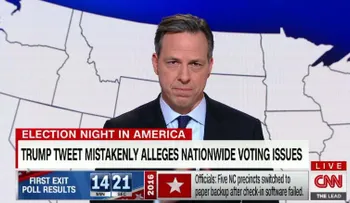 Jake Tapper le hace fact check  a los tuits de Donald Trump