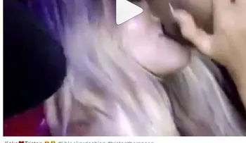 Khloé Kardashian comparte video dándose tremendo beso con su nuevo galán