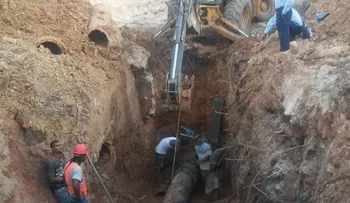 Inapa repara tubería en que se perdían 518 mil galones de agua diarios