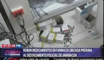 Molestos por no encontrar dinero, estos ladrones dejaron un viaje de materia fecal en una farmacia