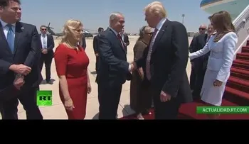 "¿Cuál es el protocolo?": Trump llega a Israel para encontrarse con su "amigo" Netanyahu