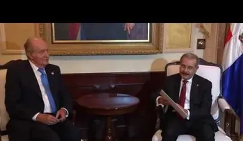 Presidente Danilo Medina recibe al rey emérito de España, Juan Carlos I (VIDEO)