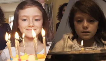 Impactante vídeo de cómo cambia la vida de una niña por la guerra