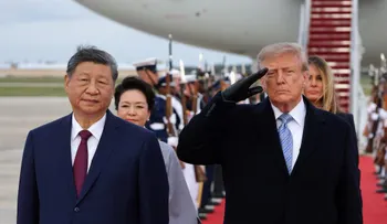 Trump recibe a Xi Jinping en Base Andrews al iniciar visita de Estado histórica a Washington