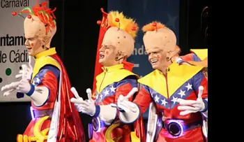 Extraterrestres venezolanos causan furor en el Carnaval de Cádiz
