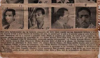 Nómina de los caliese de Trujillo en el año 1960-1961