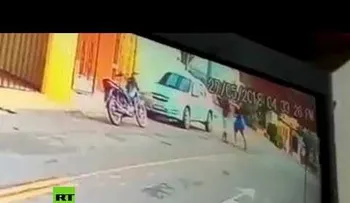 Mujer mata a su marido policía al encontrarlo con su amante en un hotel de Brasil (VIDEO 18+)