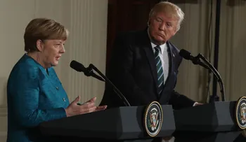 Donald Trump acusó a Alemania de deber "grandes sumas de dinero" a la OTAN