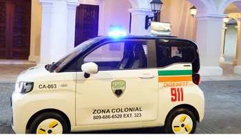 Incorporan vehículo eléctrico para reforzar seguridad vial en Zona Colonial