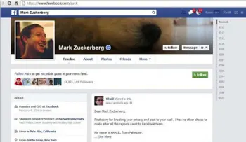 Hackean la cuenta del fundador de Facebook