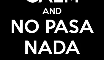 ¡Y no pasa nada!