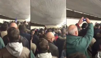 Hinchas desafían al terror cantando La Marsellesa durante evacuación del estadio (CONMOVEDOR VIDEO)
