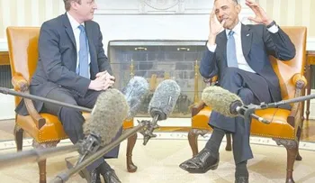 Barack Obama y David Cameron prometen apoyo a Francia