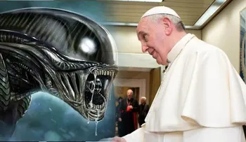 El papa Francisco dispuesto bautizar a extraterrestres