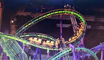 Tras momentos de pánico, las 24 personas atascadas en un parque de diversiones en Maryland fueron rescatadas