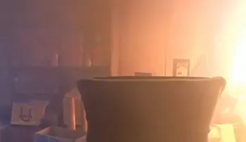 Un hombre transmite incendio que generó por error en su casa