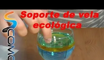Cómo hacer velas de agua y aceite (VIDEO)