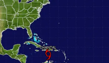 Chantal se debilita y baja su trayectoria