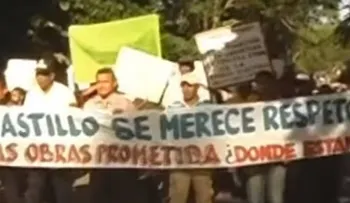 Marchan para demandar reivindicaciones en municipio de San Franciscos