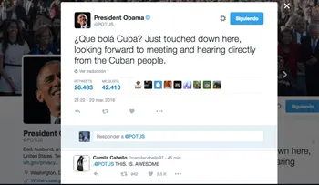 La visita de Obama a Cuba en redes sociales