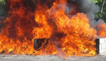 Procuraduría incinera 63 kilos de drogas