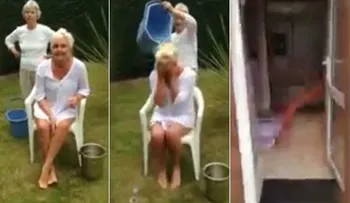 Una mujer se rompe el cuello mientras realizaba el reto del cubo de agua helada