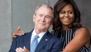 George W. Bush explica la razón de su cariño por Michelle Obama