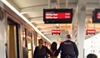 ''La diosa del tren'' abordó en la estación Granville de Chicago completamente desnuda