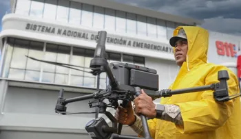 Drones 9-1-1 listos para asistir ante el paso de Melissa