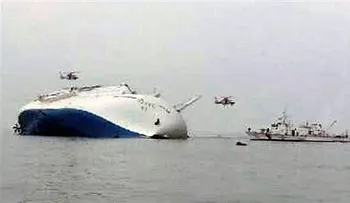 292 desaparecidos por hundimiento ferry en Surcorea 