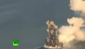 Vídeo: El espectacular nacimiento de una isla en Japón