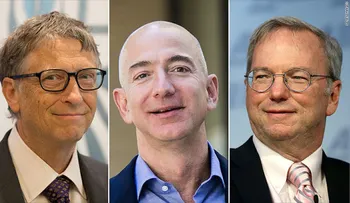 Así invierten su dinero los ejecutivos tecnológicos Bill Gates, Jeff Bezos y Eric Schmidt