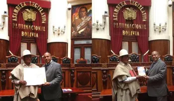 Cámara Diputados de Bolivia reconoce periodista dominicano